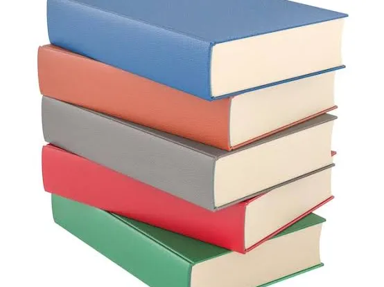 Hardcover books, paperback books and printed brochures