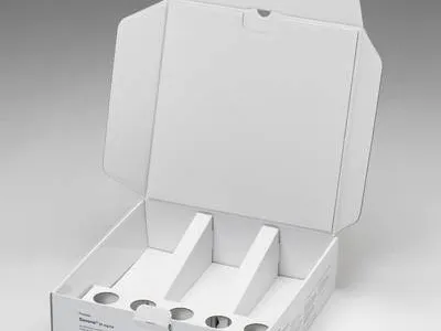 Film-laminated folding cartons with glossy printed surfaces