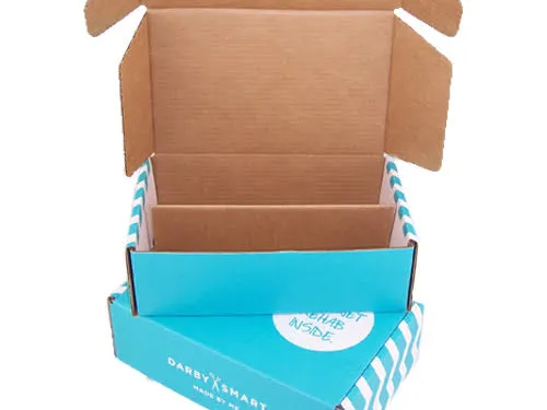 Film-laminated folding cartons with glossy printed surfaces